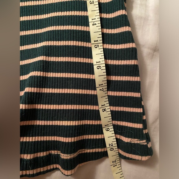Green and pink striped long sleeve top - Picture 5 of 6
